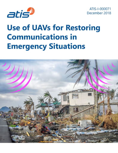 Use of UAVs for Restoring Communications in Emergency Situations